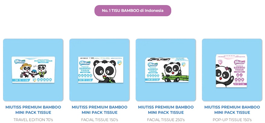 Tisu Kecantikan Miutiss Praktis untuk Perawatan Wajah Sehari-hari
